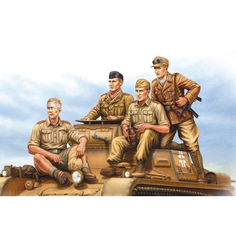 German Tropical Panzer Crew -84409