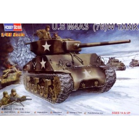 U.S. M4A3 (76)W Tank  -84805