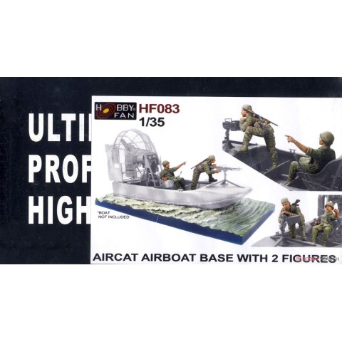 Diorama Base & Air Cat Air Boat Crew -HF083