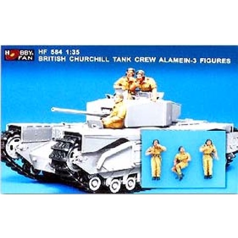 British Churchill Tank Crew Alamein HF584
