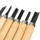 Hout Beiteltjes Set 6 Stuks