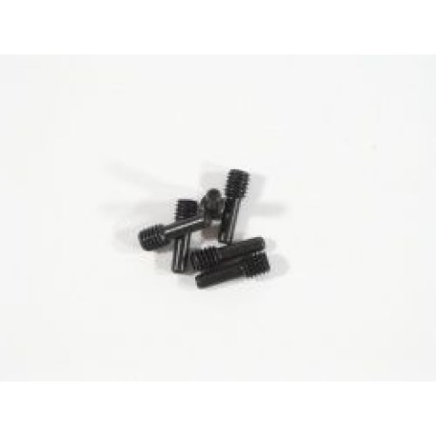 SCREW SHAFT M4x2.5x12mm (BLACK/6pcs)