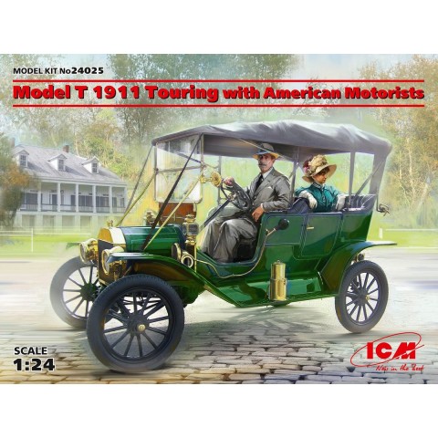 Model T 1911 Touring with American Motorists -24025