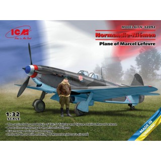 Normandie-Niemen. Plane of Marcel Lefevre Yak-9T with Marcel Lefevre figure -32092