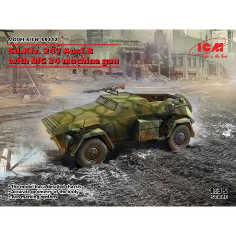 Sd.Kfz. 247 Ausf.B with MG 34 machine gun -35112