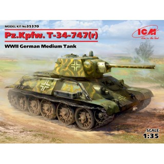 Pz.Kpfw. 747 T-34 (r), WWII German Medium Tank -35370