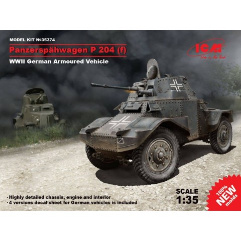 WWII German Armored Vehicle Panzerspähwagen P 204 (f) -35374