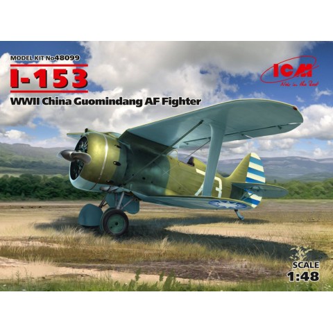 I-153, WWII China Guomindang AF Fighter -48099
