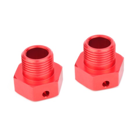 Wheel Hex Adapter - Wide RTR - Aluminum - 2 pcs -C-00180-329