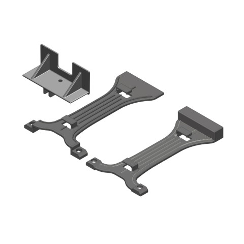 Battery Brace - 2S-3S - Composite - 1 Set -C-00250-006