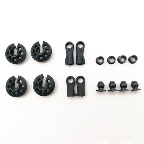 DR8 MOULDED SPRING CUPS,SHOCK ENDS -FTX9667
