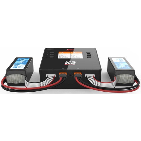 K2 Air Dual Charger 200 (500)W x2 AC/DC 1-6S -9780772