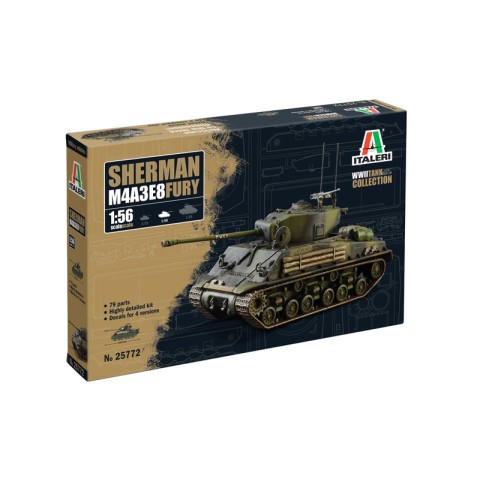 M4A3E8 Sherman Fury 1/56  -25772