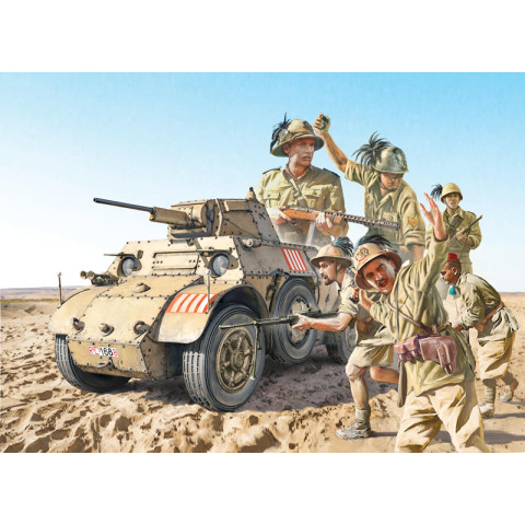 Autoblinda AB 41 with Bersaglieri El Alamein -6591