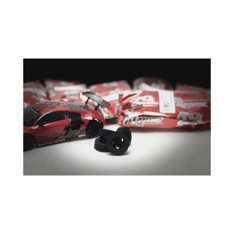 Mini-Z Racing Foam Tyres 35 Shore (4stuks) 11,00mm -RET3511MZ
