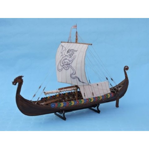 Drakkar Viking houten scheepsmodel 1:50 -772