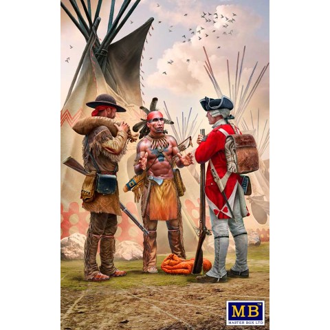 Indian Wars Series, XVIII century. Kit No. 4. Fair exchange -MB35222
