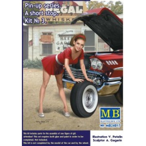 Pin-up series. "A short stop". Kit No. 3 -MB24017