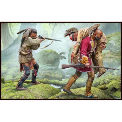 Wounded brother Indian Wars -MB35210