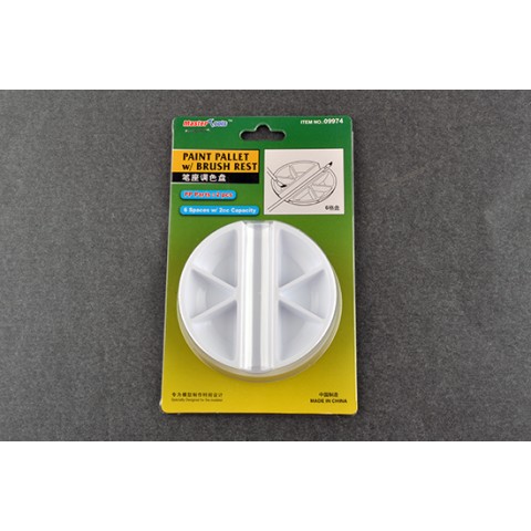 Paint Pallet with Brush Rest -09974
