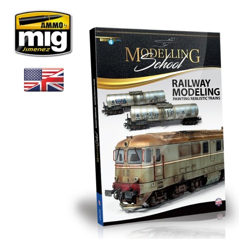 MODELLING SCHOOL - RAILWAY MODELING PAINTING REALISTIC TRAINS -6250-M