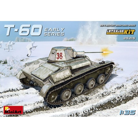 T-60 EARLY SERIES. SOVIET LIGHT TANK. INTERIOR KIT -35215