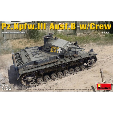 Pz.Kpfw.III Ausf.B w/Crew -35221