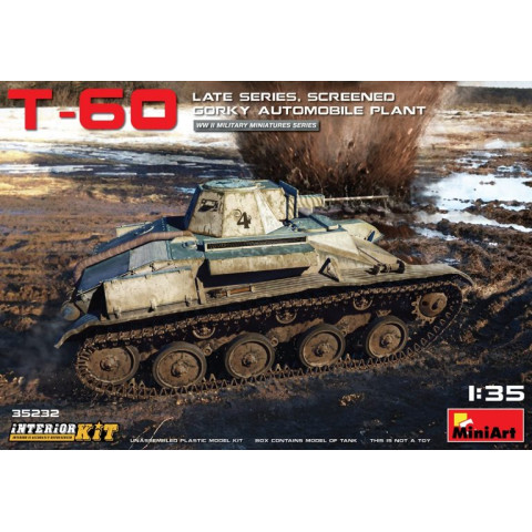 T-60 LATE SERIES, Screened (Gorky Automobile Plant) INTERIOR KIT -35232
