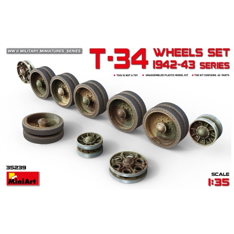 T-34 Wheels set  1942-43 series -35239