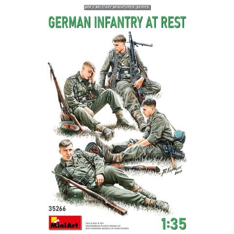 GERMAN INFANTRY AT REST -35266