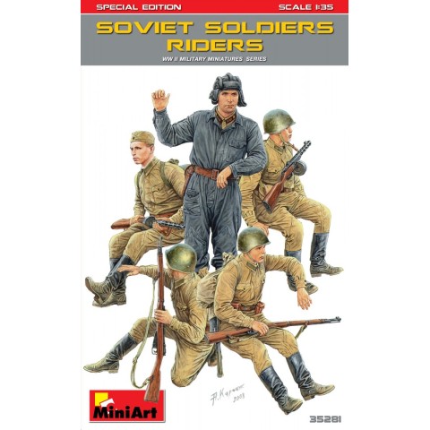 SOVIET SOLDIERS RIDERS -35281