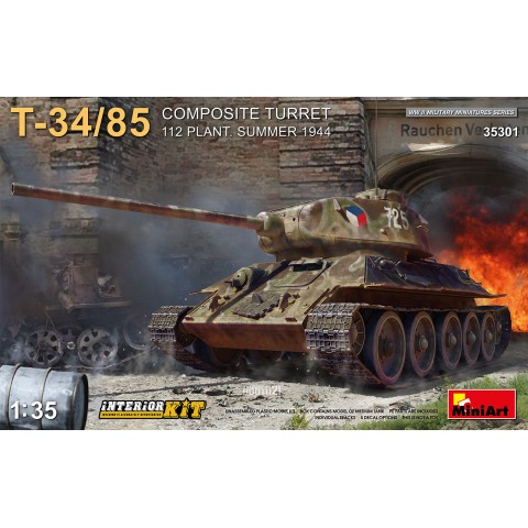 T-34/85 Composite Turret. 112 Plant.Summer 1944 INTERIOR KIT -35301