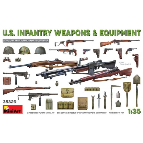 U.S. INFANTRY WEAPONS & EQUIPMENT -35329