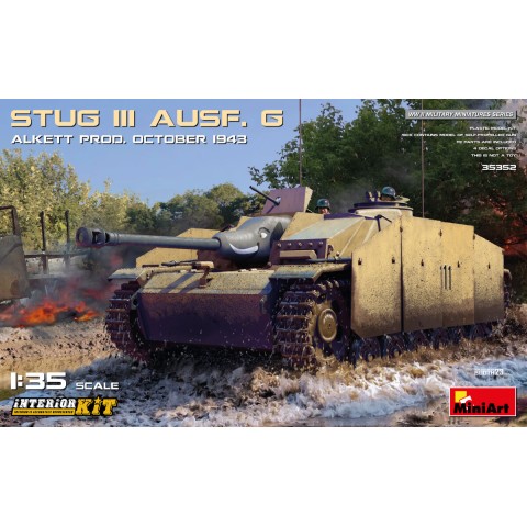 STUG III AUSF. G ALKETT PROD. OCTOBER 1943 INTERIOR KIT -35352