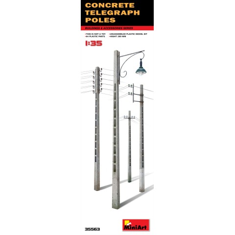 Concrete Telegraph Poles -35563