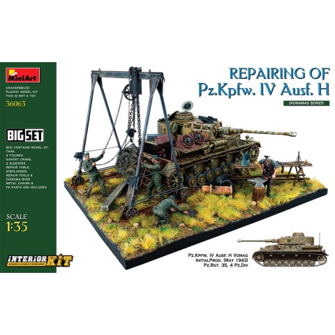 REPAIRING Of Pz.Kpfw. IV Ausf. H. BIG SET -36063