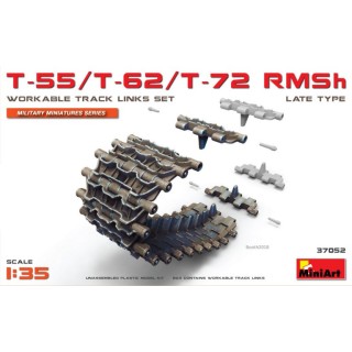 T-55/T-62/T-72 RMSh WORKABLE TRACK LINKS SET. LATE TYPE -37052