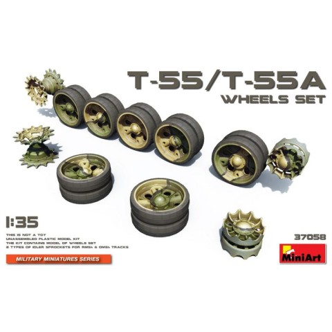 T-55/T-55A WHEELS SET -37058