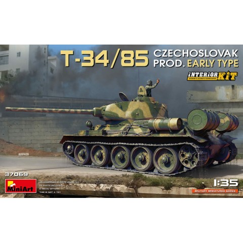 T-34/85 Czechoslovak Prod. Early Type. Interior Kit -37069