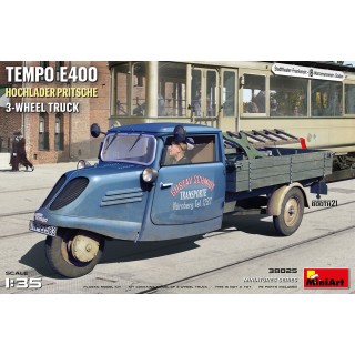 Tempo E400 HOCHLADER PRITSCHE 3-wheel truck -38025