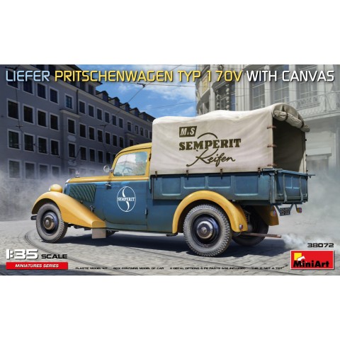 LIEFER PRITSCHENWAGEN TYP 170V WITH CANVAS -38072