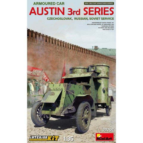 Austin Armoured Car 3rd Series: Czechoslovak, Russian, Soviet Service with Interior Kit -39007