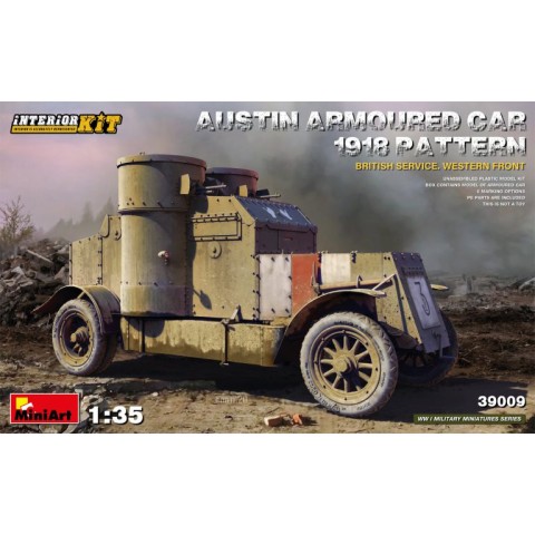 AUSTIN ARMOURED CAR 1918 PATTERN. BRITISH SERVICE. WESTERN FRONT. INTERIOR KIT -39009