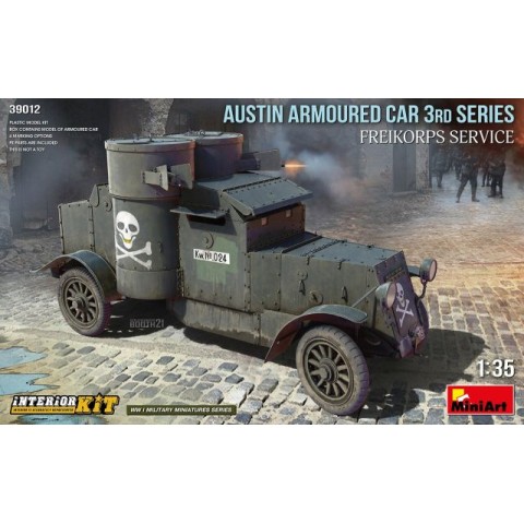 Austin Armoured Car 3rd Series Freikorps Service. (interior kit) -39012