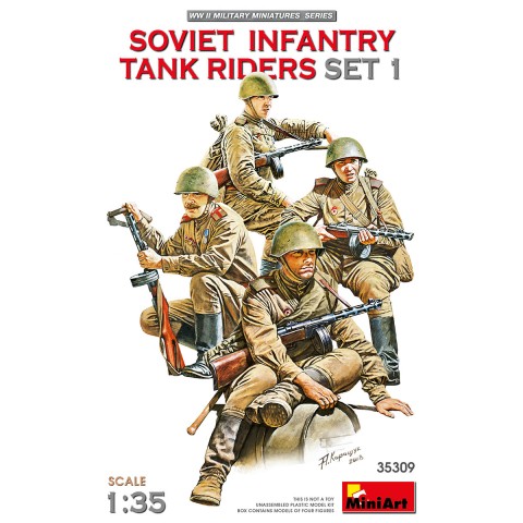 SOVIET INFANTRY TANK RIDERS SET 1 -35309