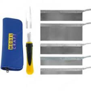 Razor Saw Set Verstekbak Zaagjes 8 Delig -PKN1300