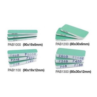 3 x Schuur blokje Foam Dual Grit Flexi Sanders -PAB1000
