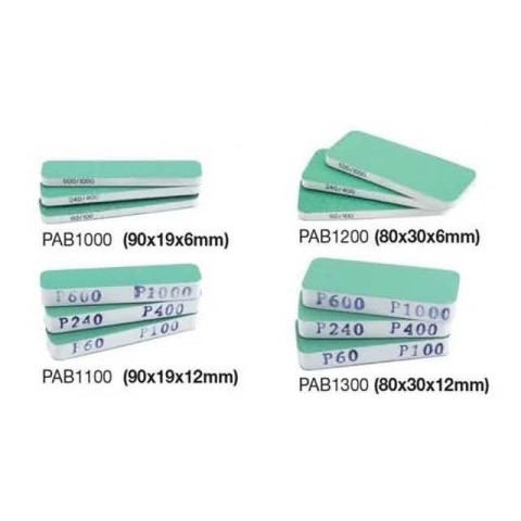 3 x Schuur blokje Foam Dual Grit Flexi Sanders -PAB1200