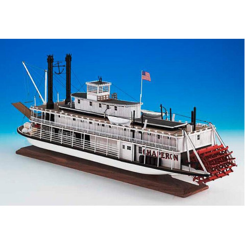 1/48 Chaperon Sternwheel Steamer Model Shipways -MS2190