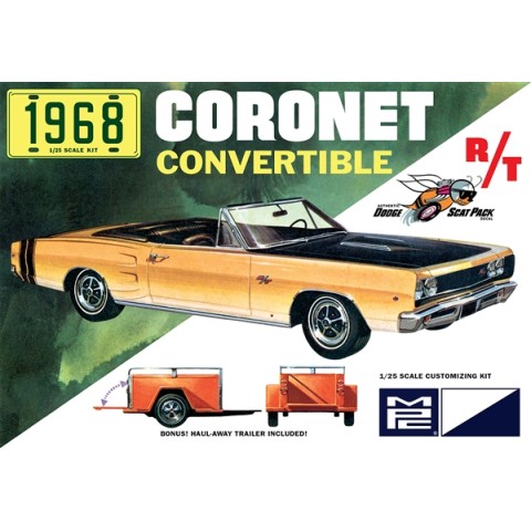 1968 Dodge Coronet Convertible with Trailer -978